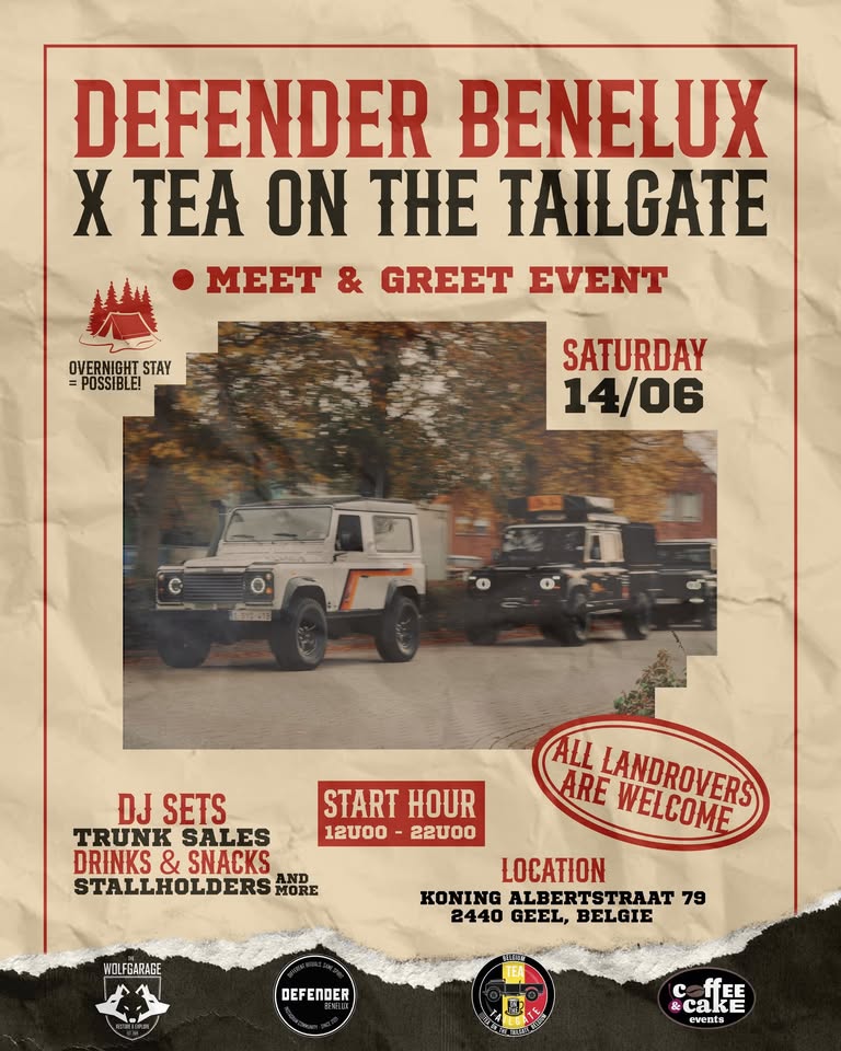 Defender Benelux x Tea on the Tailgate