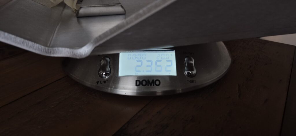 gewicht van de 4k Parti Speciali skitplate